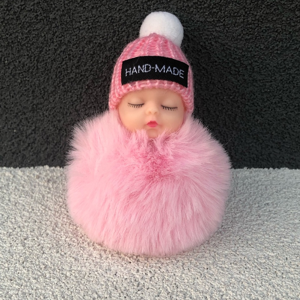 Absolutely Adorable Sleeping Baby Keychains